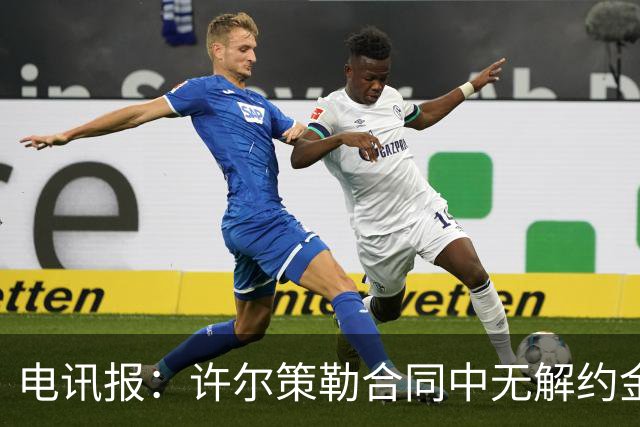 电讯报：许尔策勒合同中无解约金条款，曼联若想挖人需付高昂费用